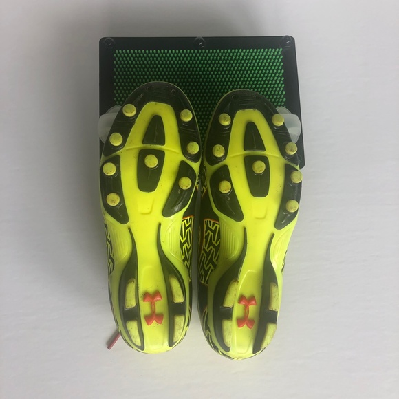 Under Armour Neon Green Clutchfit Force 2.0 Cleats - Picture 7 of 8